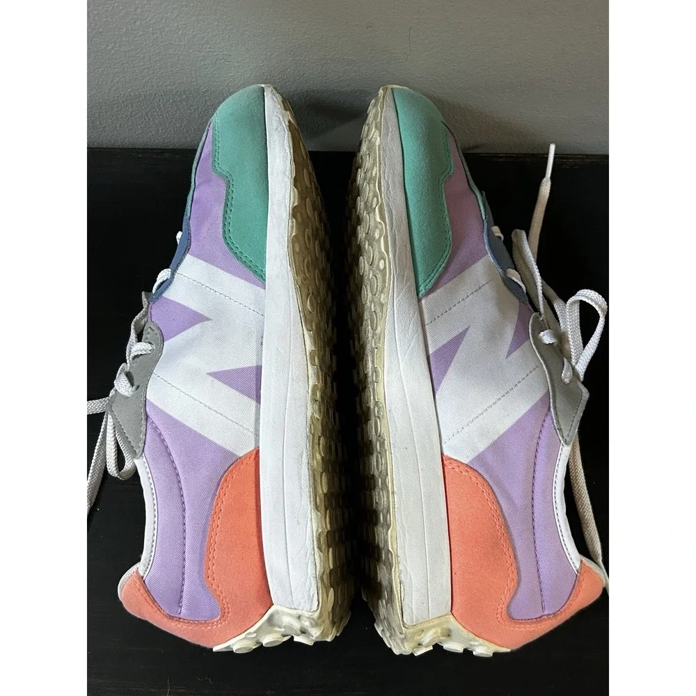 New Balance 327 Women's 7 Sneaker Shoes Dark Violet Summer Jade